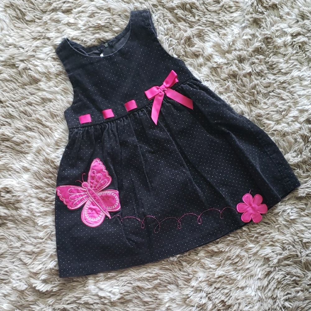 Bonnie Baby 24mo Black and Pink Jumper
